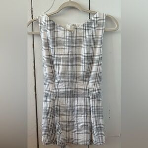 Ann Taylor Back Tie Peplum Blouse